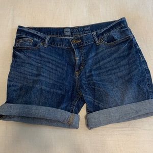 Jeans shorts roll ups